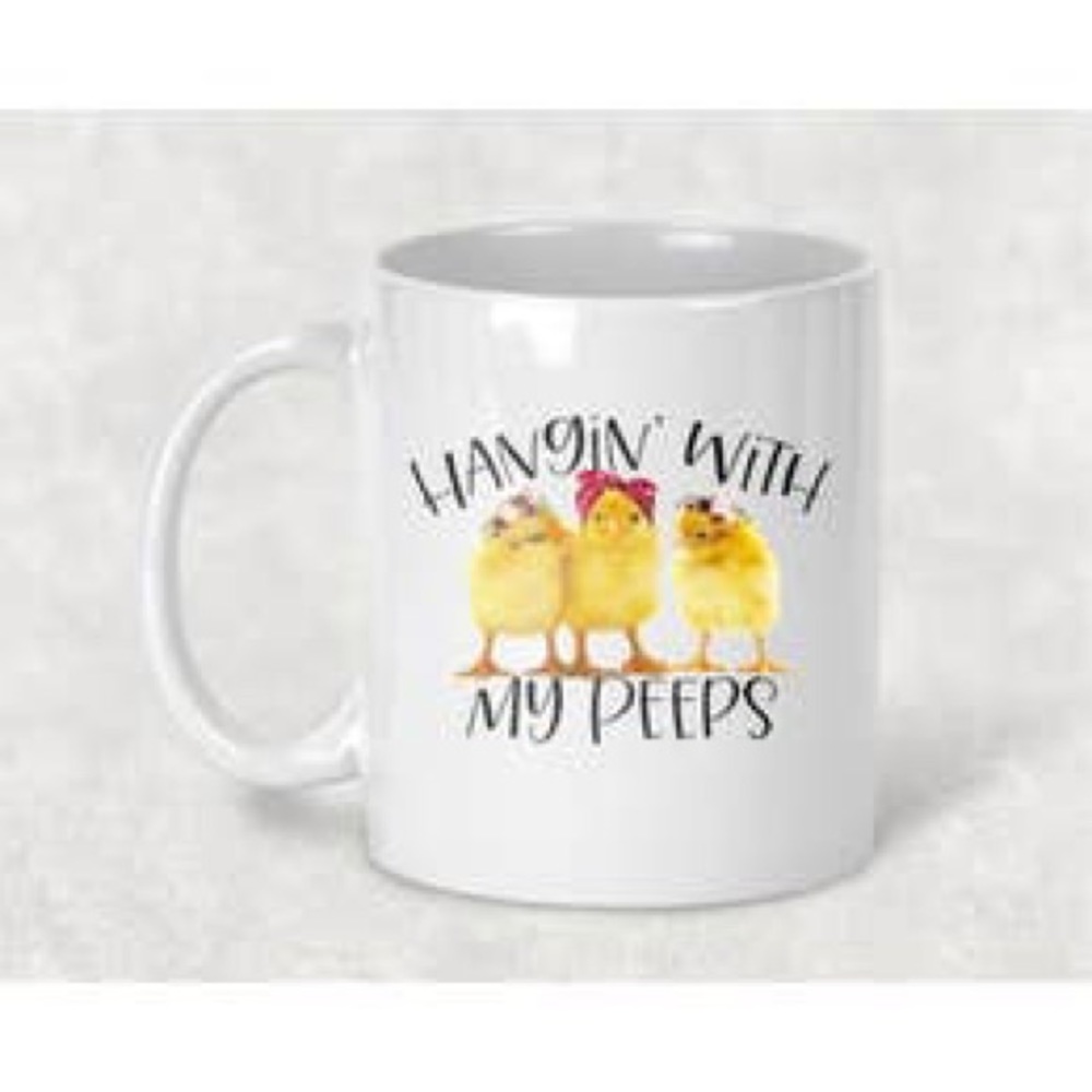 Hanging with my peeps coffee mug